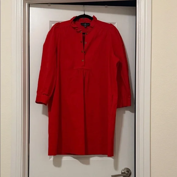 EUC! Tuckernuck/Pomander Place Red Women's Dress, Size Medium - Picture 5 of 9